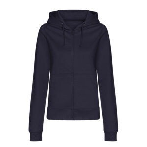 Sweat femme zippé à capuche – Style college