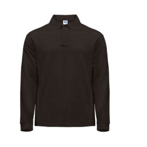 Polo homme manches longues – Coupe regular