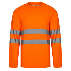 T-shirt manches longues haute visibilité coton/polyester
