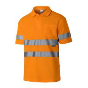 Polo haute visibilité manches courtes