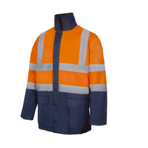 Parka bicolore haute visibilité 4 en 1