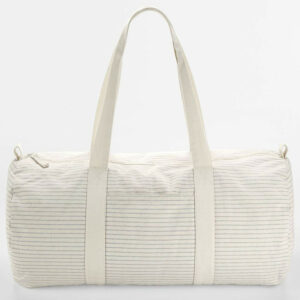 Sac polochon rayé en coton biologique