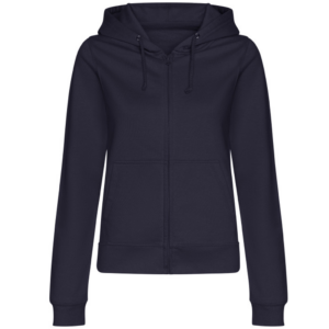 Sweat femme zippé à capuche – Style college